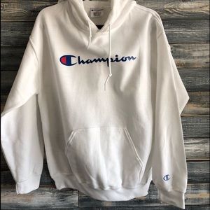 size large champion hoodie